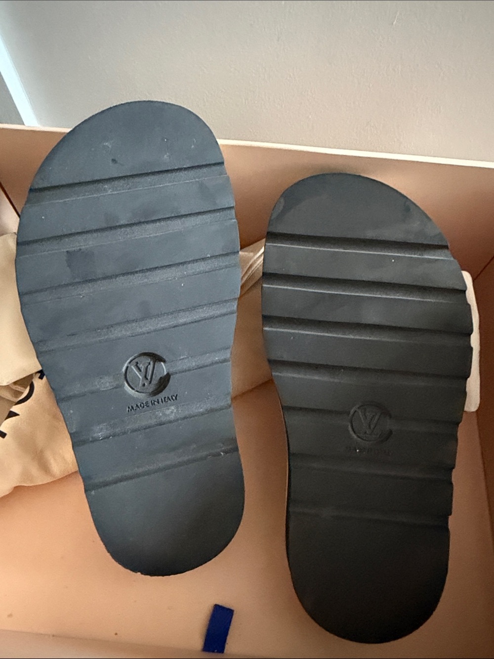 Louis Vuitton Black Women's Slide Sandals